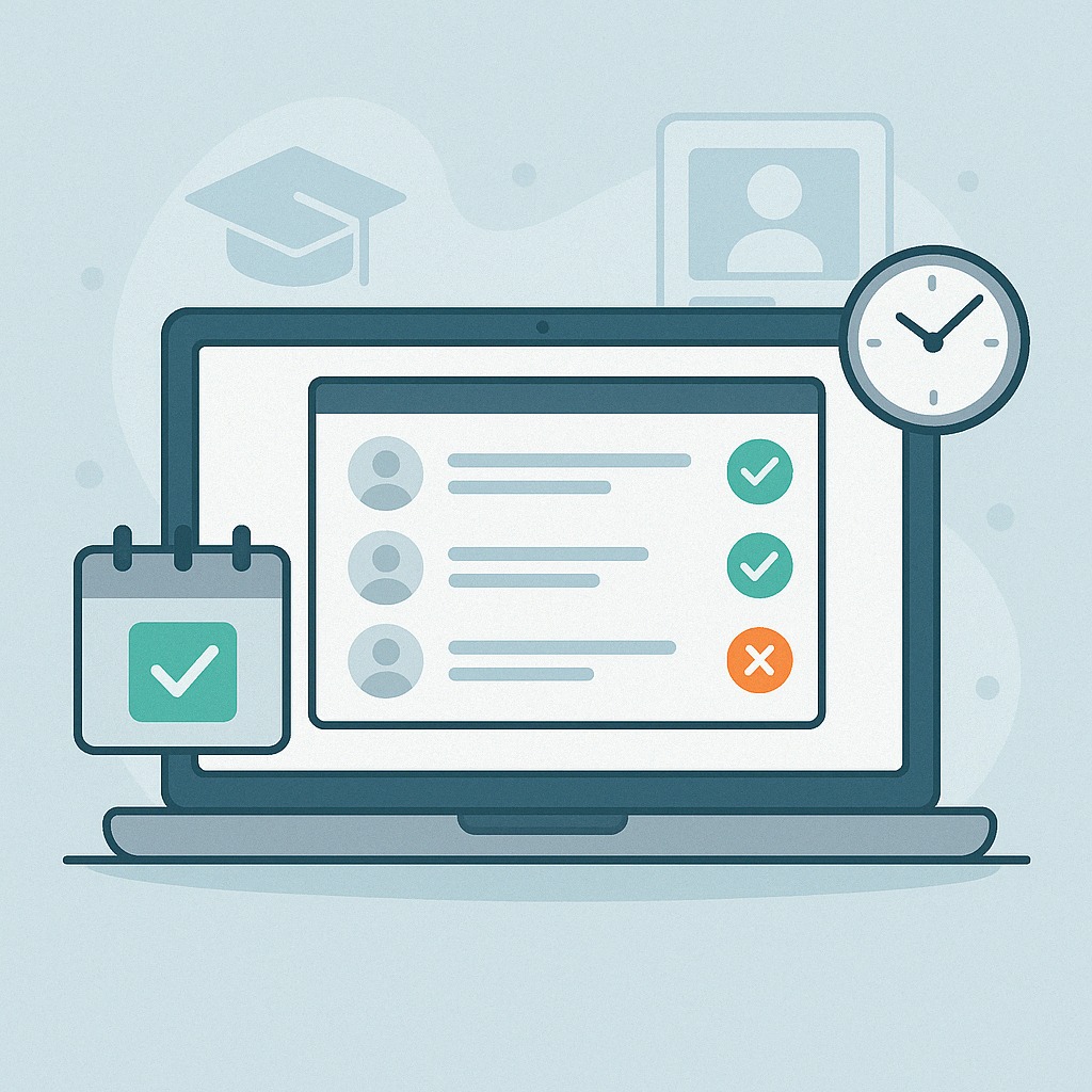 سیستم حضور و غیاب جلسات در سیستم آموزشی آنلاین
